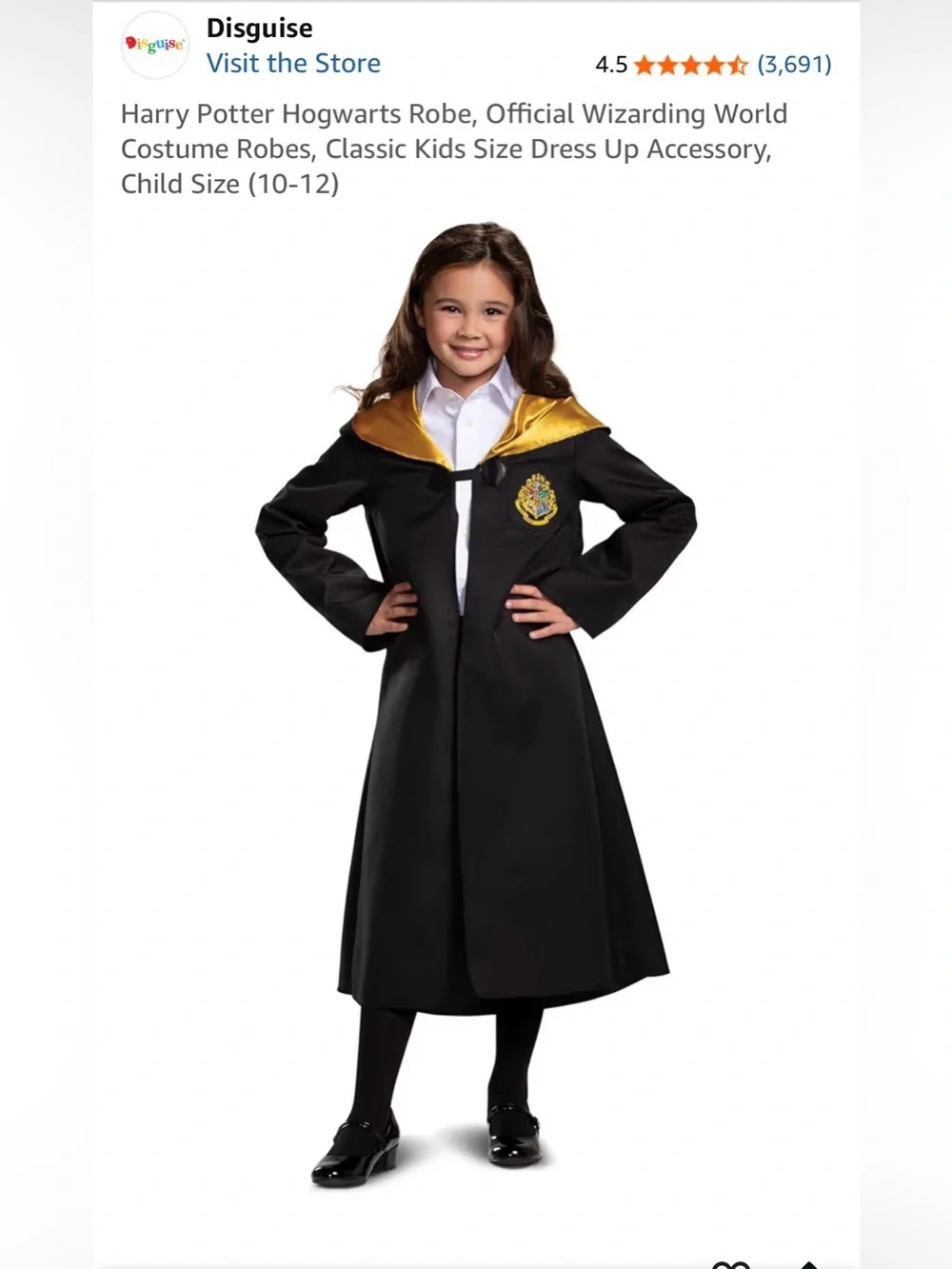 Harry Potter Hogwarts Robe Costume